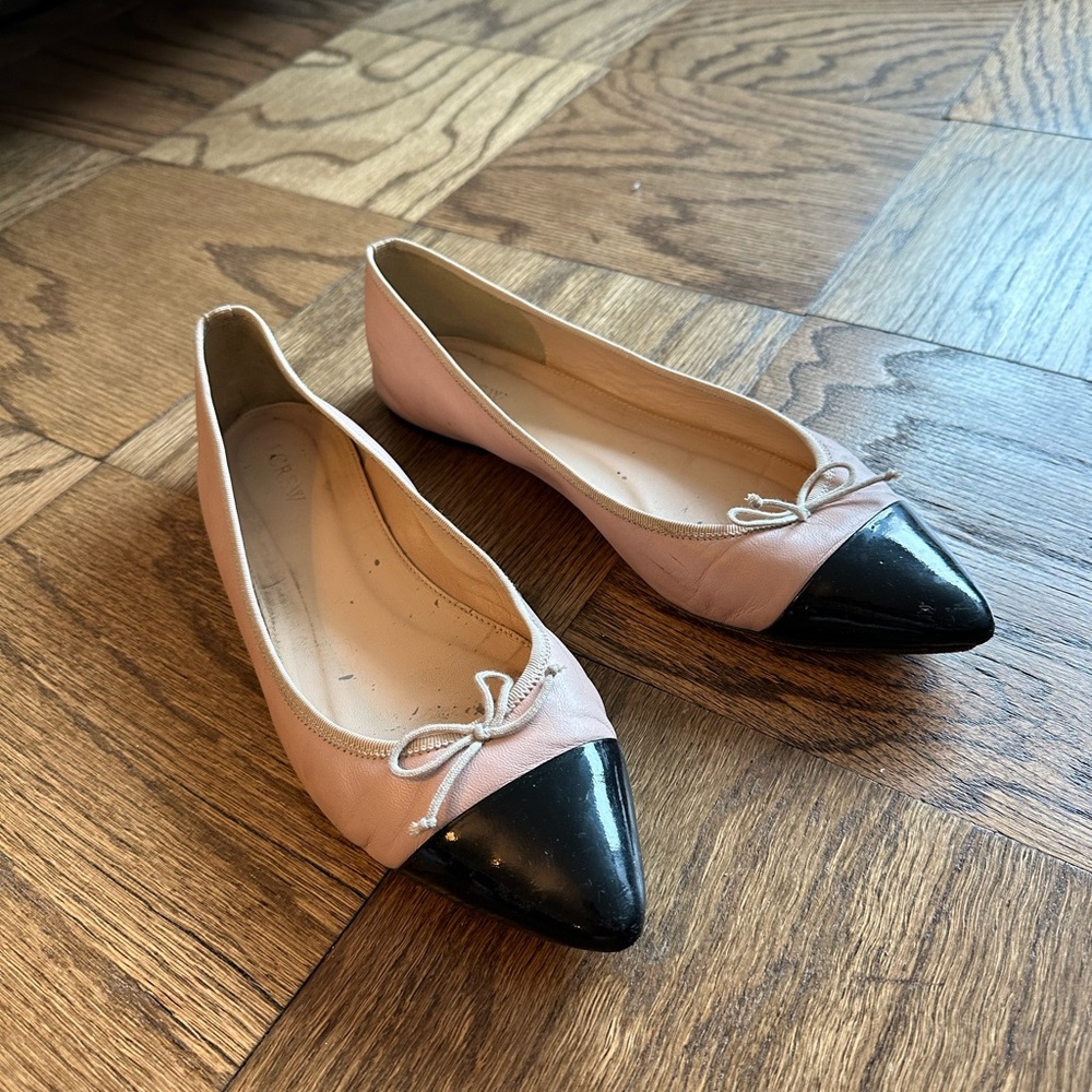 J Crew size 10 flats (some visible wear)